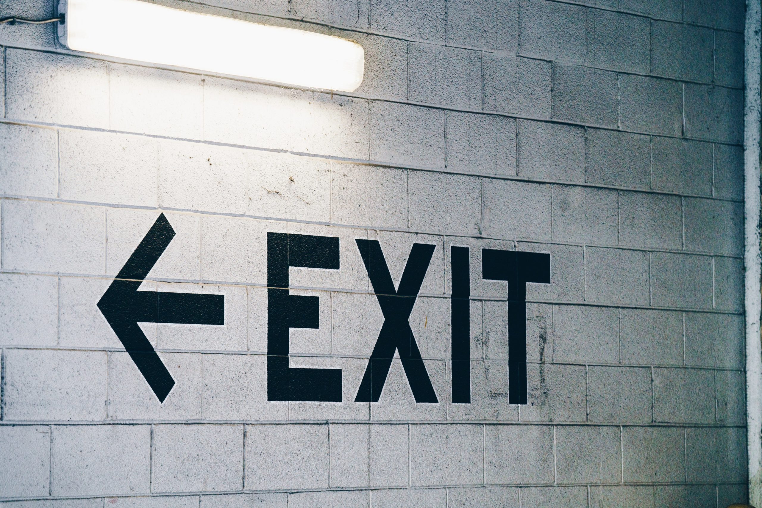 exit sign