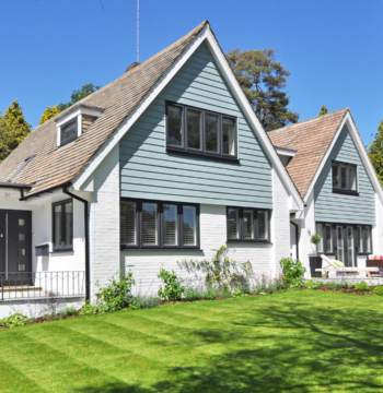 An image of a Burlington residence on a sunny day