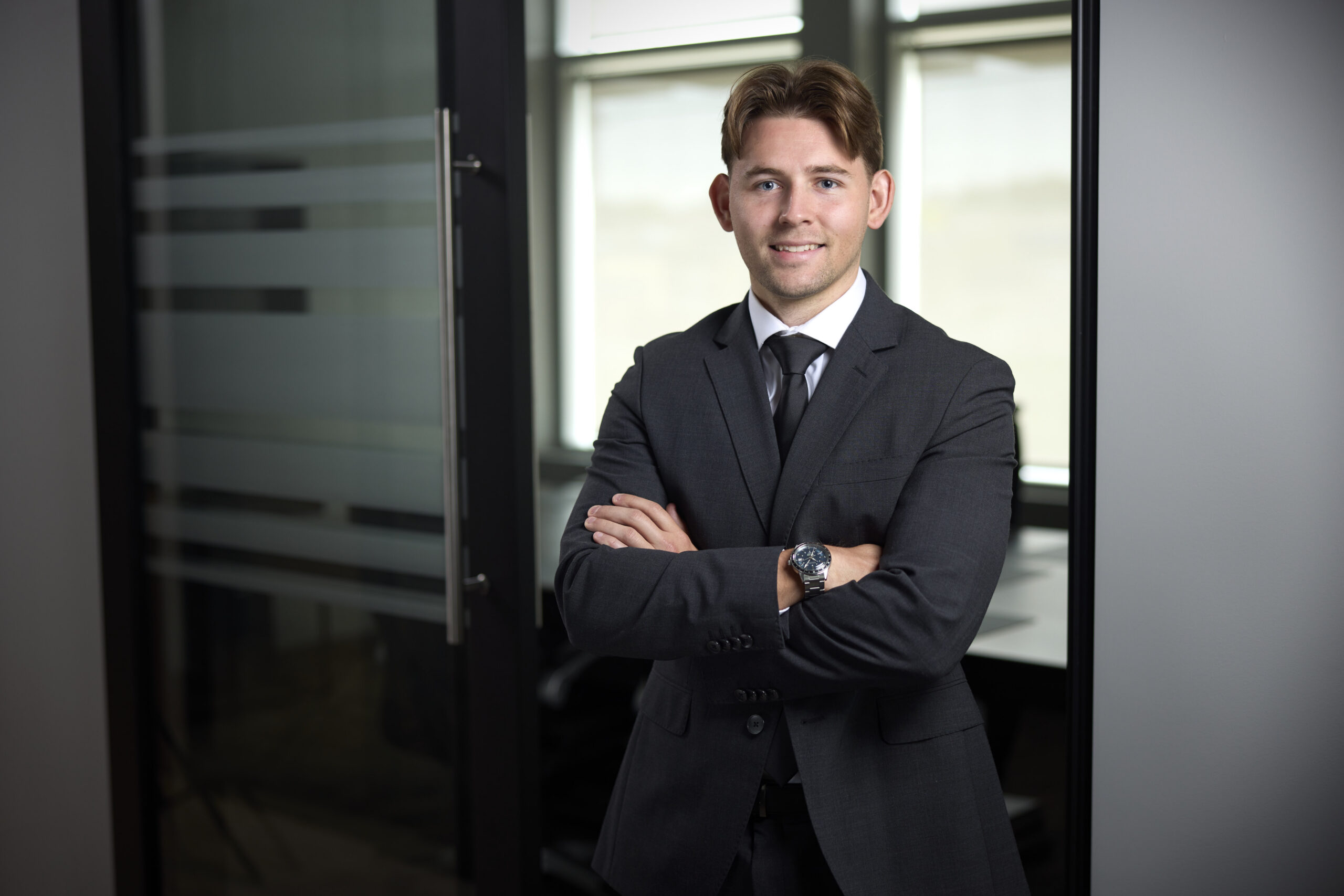 An image of Kyle Purcell at Edelkoort Smethurst CPAs LLP (a full service accounting tax and advisory services CPA firm) in Burlington, Ontario, Canada.