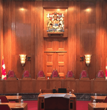 An image of a tax court in Ontario.