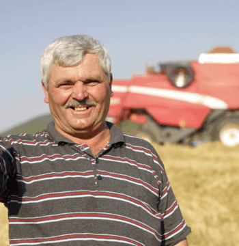 An image of a halton region farmer who has just discussed contract farming strategies with his local burlington CPA firm