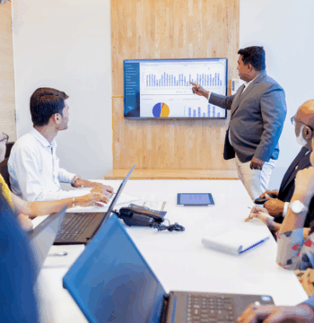 An image of a fractional CFO hired from a local Burlington CPA firm to help with a small business