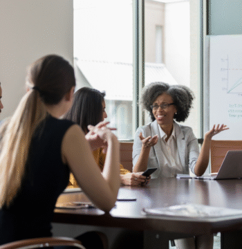 An image of a NPO in Burlington Ontario who is meeting to discuss increasing revenues