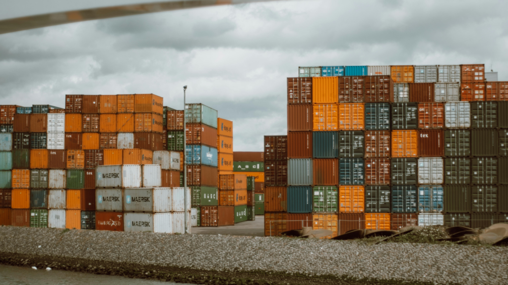 An image of a shipping yard that was impacted by US Tariffs